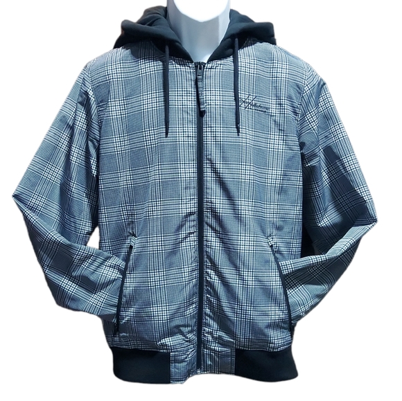 Hollister Men's Hooded Bomber Jacket Size Medium Excellent Condition - Picture 1 of 11